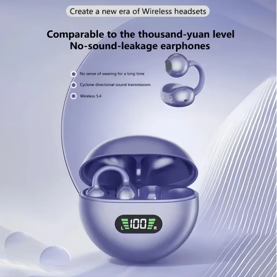 Fones de ouvido Bluetooth TWS, - Anc Wireless Over Ear Headphones avaliação e preço