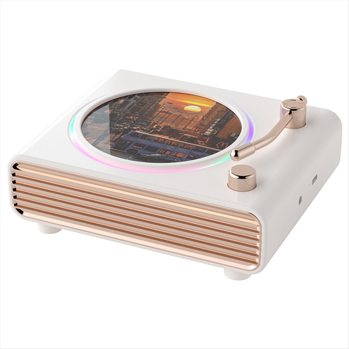* X07A portátil retro branco b - Speakers avaliação e preço