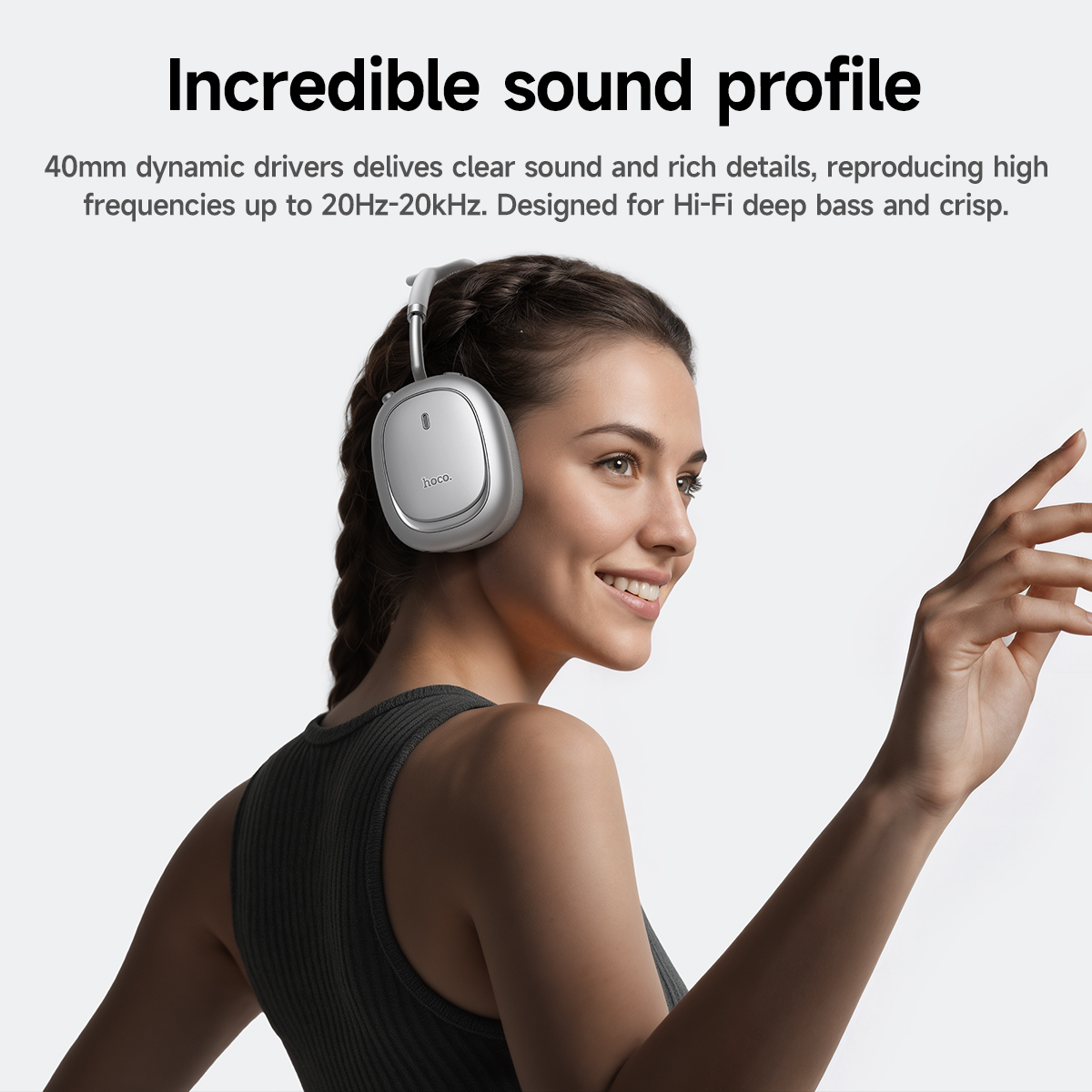 Fones de Ouvido Bluetooth 6.0  - Anc Wireless Over Ear Headphones avaliação e preço