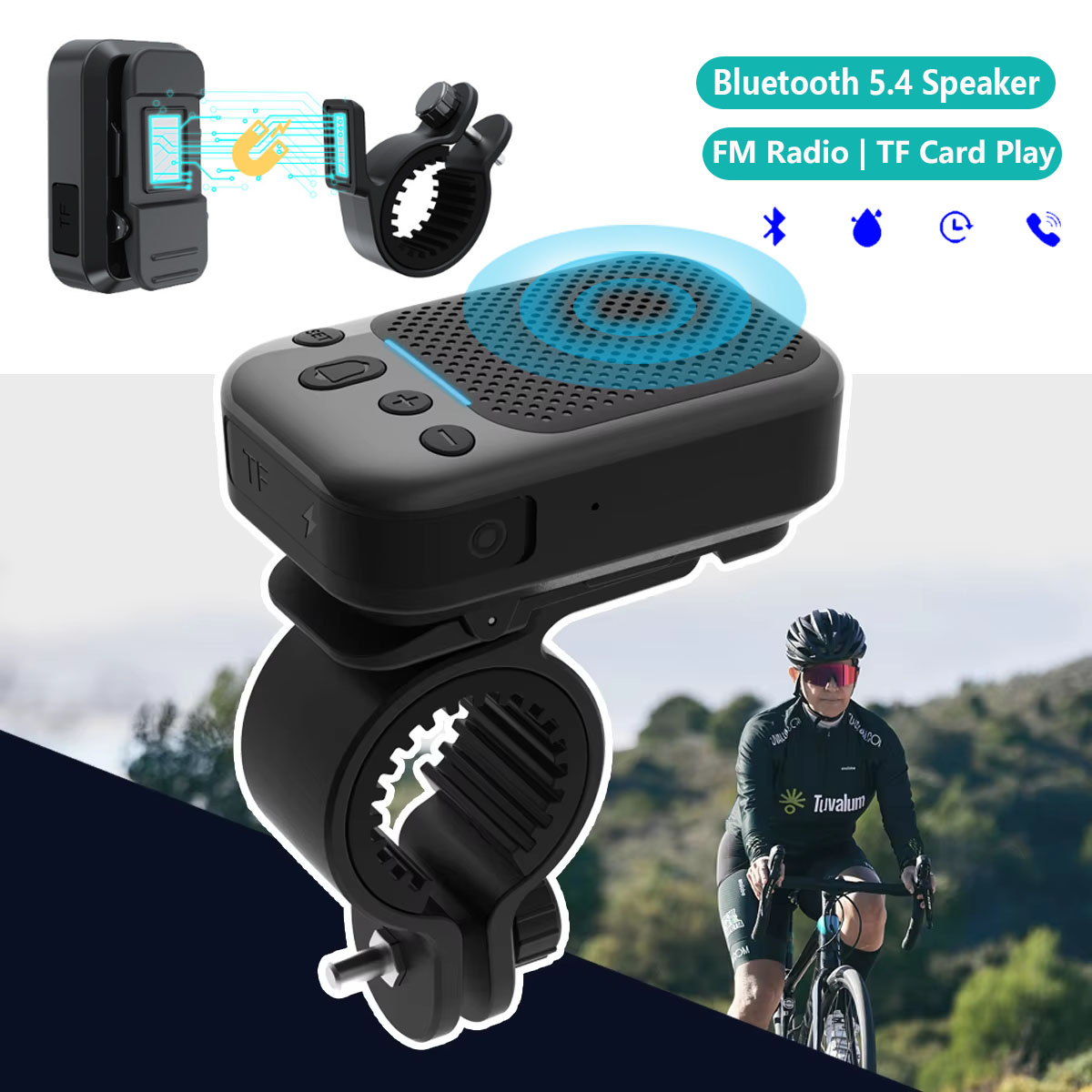 Mini bicicleta alto-falante se - Portable Bluetooth Speaker Waterproof Ipx7 avaliação e preço